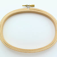 3x5 inch Small Oval Wooden Hand Embroidery Hoop 1 Piece - artcovecrafts.com