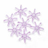 12mm Transparent Light Purple Amethyst Starflake Beads 500 Pieces - artcovecrafts.com
