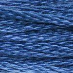 DMC 6 Strand Embroidery Floss Cotton Thread 825 Dark Blue 8.7 Yards 1 Skein