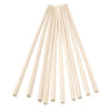 Wooden Dowel Rods 0.25 x 12 inches 10 pieces
