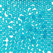 8mm Faceted Plastic Beads Transparent Turquoise Bulk 1,000 Pieces - artcovecrafts.com