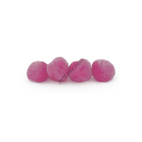 1 inch Pink Small Craft Pom Poms 100 Pieces - artcovecrafts.com