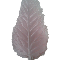 3.5 inch Pink Artificial Leaves with White Stems 144 Pieces