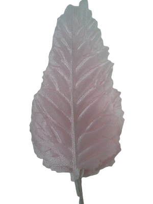 3.5 inch Pink Artificial Leaves with White Stems 144 Pieces