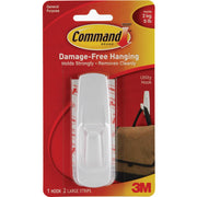 Command Large Utility Hooks White 1 Hook & 2 Strips