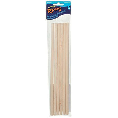 Wooden Dowel Rods 3/8 x 12 inches