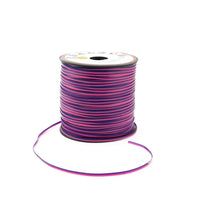 Neon Magenta & Purple Combination Plastic Craft Lace Lanyard Gimp String Bulk 100 Yard Roll