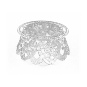 4.5 Inch Clear Plastic Ornament Base For Cake Topper Base & Favors 12 Pieces - artcovecrafts.com