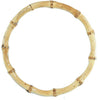 5 inch Natural Bamboo Rings Bulk 1/4 inch Thick 6 Pieces