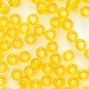 9mm Transparent Acid Yellow Pony Beads Bulk 1,000
