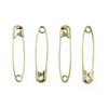 Gold Large Safety Pins Size 3 - 2 Inch 144 Pieces Premium Quality - artcovecrafts.com