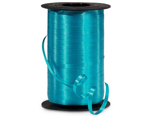 Turquoise Curling Ribbon 500 Yard Roll 3/16 Inch Wide. - artcovecrafts.com