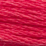 DMC 6 Strand Embroidery Floss Cotton Thread 3801 Lt Christmas Red 8.7 Yards 1 Skein