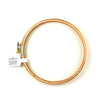 6 inch Round Wooden Embroidery Hoops Bulk 6 Pieces - artcovecrafts.com