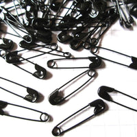 Black Large Safety Pins Bulk Size 3 - 2 Inch 1440 Pieces Premium Quality - artcovecrafts.com