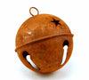 80mm 3.15 inch Giant Large Rustic Rusty Jingle Bell 1 Piece - artcovecrafts.com