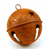 80mm 3.15 inch Giant Large Rustic Rusty Jingle Bell 1 Piece - artcovecrafts.com