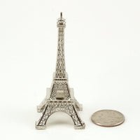 3 inch Silver Mini Eiffel Tower Figurine 1 Piece - artcovecrafts.com