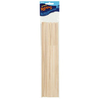 Wooden Dowel Rods 3/16 x 12 inches 16 pieces