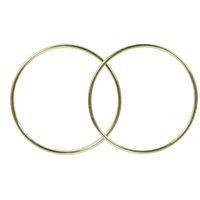 3 Inch Gold Metal Rings Hoops for Crafts Bulk Wholesale 10 Pieces