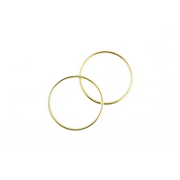 5 Inch Gold Metal Craft Ring 1 Piece - artcovecrafts.com