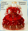 January Birthstone Angel Christmas Ornament Kit - artcovecrafts.com