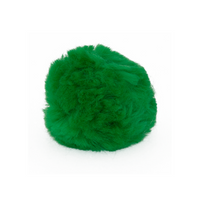 2.5 Inch Kelly Green Large Craft Pom Poms 15 Pieces