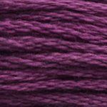 DMC 6 Strand Embroidery Floss Cotton Thread 3834 Dark Grape 8.7 Yards 1 Skein