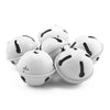 2.75 Inch 70mm Jumbo Large White Jingle Bell with Star Cutouts 1 Piece - artcovecrafts.com