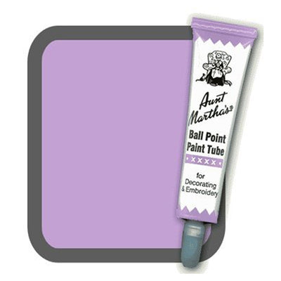 Lilac Aunt Martha's Ballpoint Embroidery Fabric Paint Tube Pens 1 oz - artcovecrafts.com