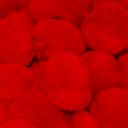 1 inch Red Small Craft Pom Poms 100 Pieces - artcovecrafts.com