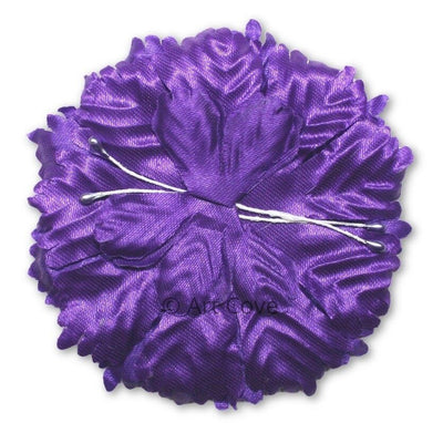 Purple Capia Flowers Bulk Wholesale Flat Carnation Base 144 Pieces - artcovecrafts.com