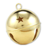80mm Darice Gold Bell with Stars 1 Piece 1105-59 - artcovecrafts.com