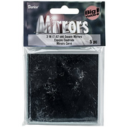 3" Darice Square Mirrors 5 Pieces 1613-59 - artcovecrafts.com