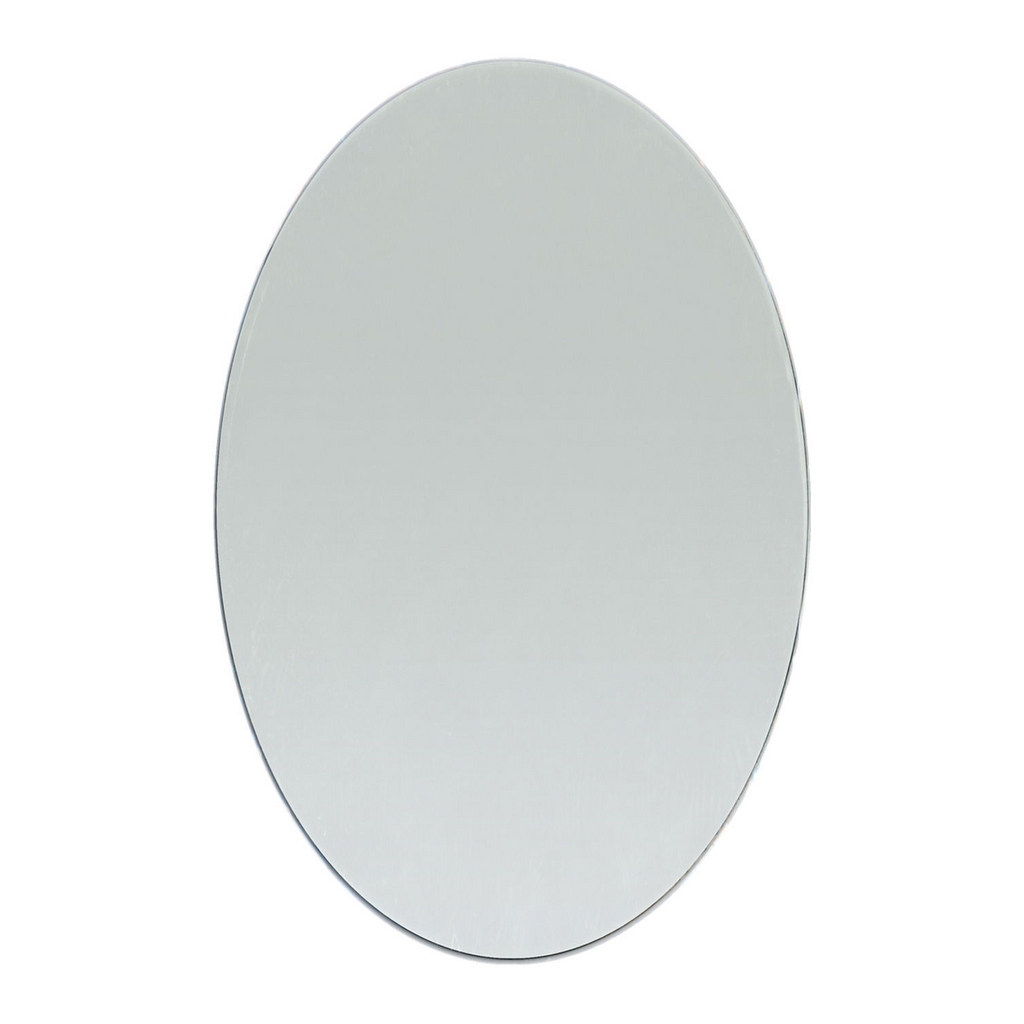 4 x 6 inch Oval Glass Craft Mirrors Bulk 12 Pieces Mosaic Tiles