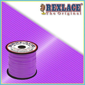 Neon Purple Plastic Rexlace 100 Yard Roll - artcovecrafts.com