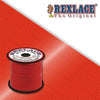 Red Plastic Rexlace 100 Yard Roll - artcovecrafts.com