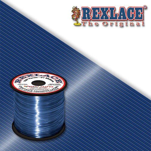 Navy Plastic Rexlace 100 Yard Roll - artcovecrafts.com