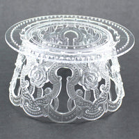 4.5 Inch Clear Plastic Ornament Base For Cake Topper Base & Favors 12 Pieces - artcovecrafts.com
