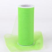 Apple Green Tulle 6 inch Roll 25 Yards - artcovecrafts.com