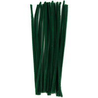 6mm Emerald Green Pipe Cleaners 12 Inches 25 Pieces