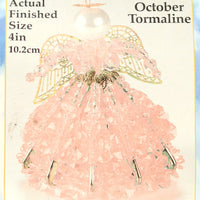 October Birthstone Angel Christmas Ornament Kit - artcovecrafts.com