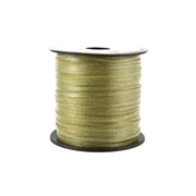 Gold Glitter Plastic Craft Lace Lanyard Gimp String Bulk 100 Yard Roll