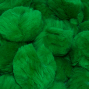 2.5 Inch Kelly Green Large Craft Pom Poms 15 Pieces