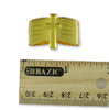Gold Mini Cross with Bible Acrylic Charms Capias 24 Pieces