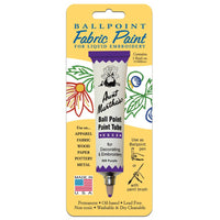 Purple Aunt Martha's Ballpoint Embroidery Fabric Paint Tube Pens 1 oz - artcovecrafts.com