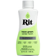 Neon Green Rit Dye Liquid All Purpose 8oz