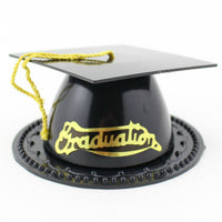 Black Graduation hat Cap Party Favor Box 3.5 Inch Graduation Party - artcovecrafts.com