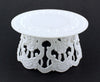 4.5 Inch White Plastic Ornament Base For Cake Topper Base & Favors 12 Pieces - artcovecrafts.com