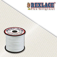 White Plastic Rexlace 100 Yards - artcovecrafts.com